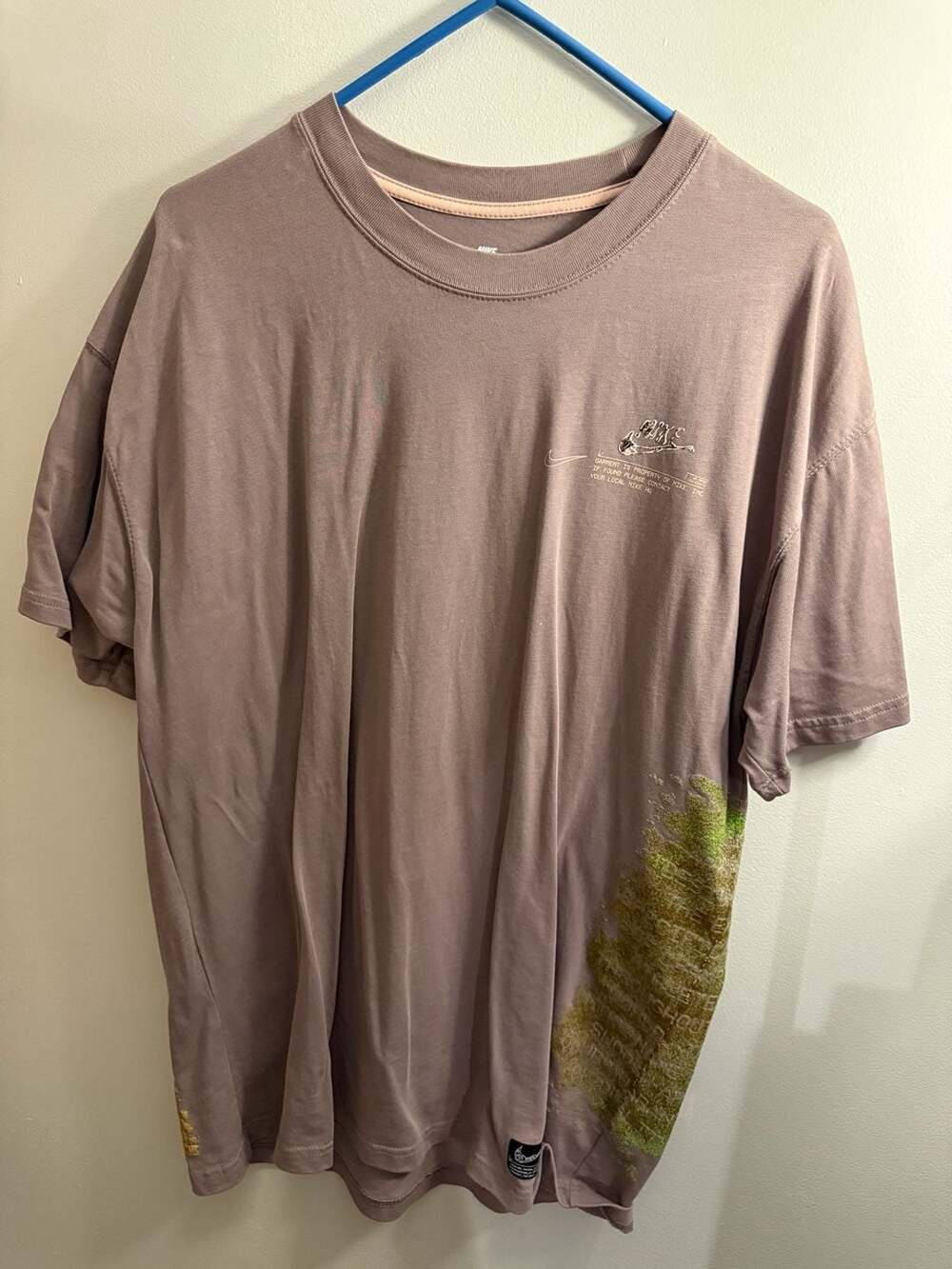 Nike Sportswear 'Garment Is Property Of Nike' Graphic T-Shirt